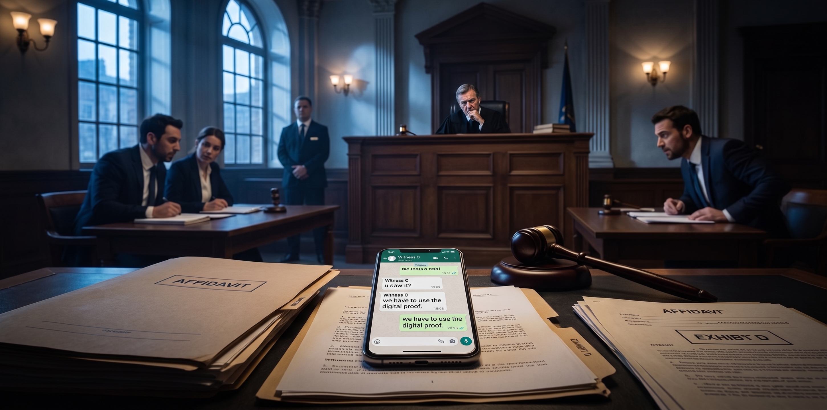 WhatsApp im Gerichtssaal